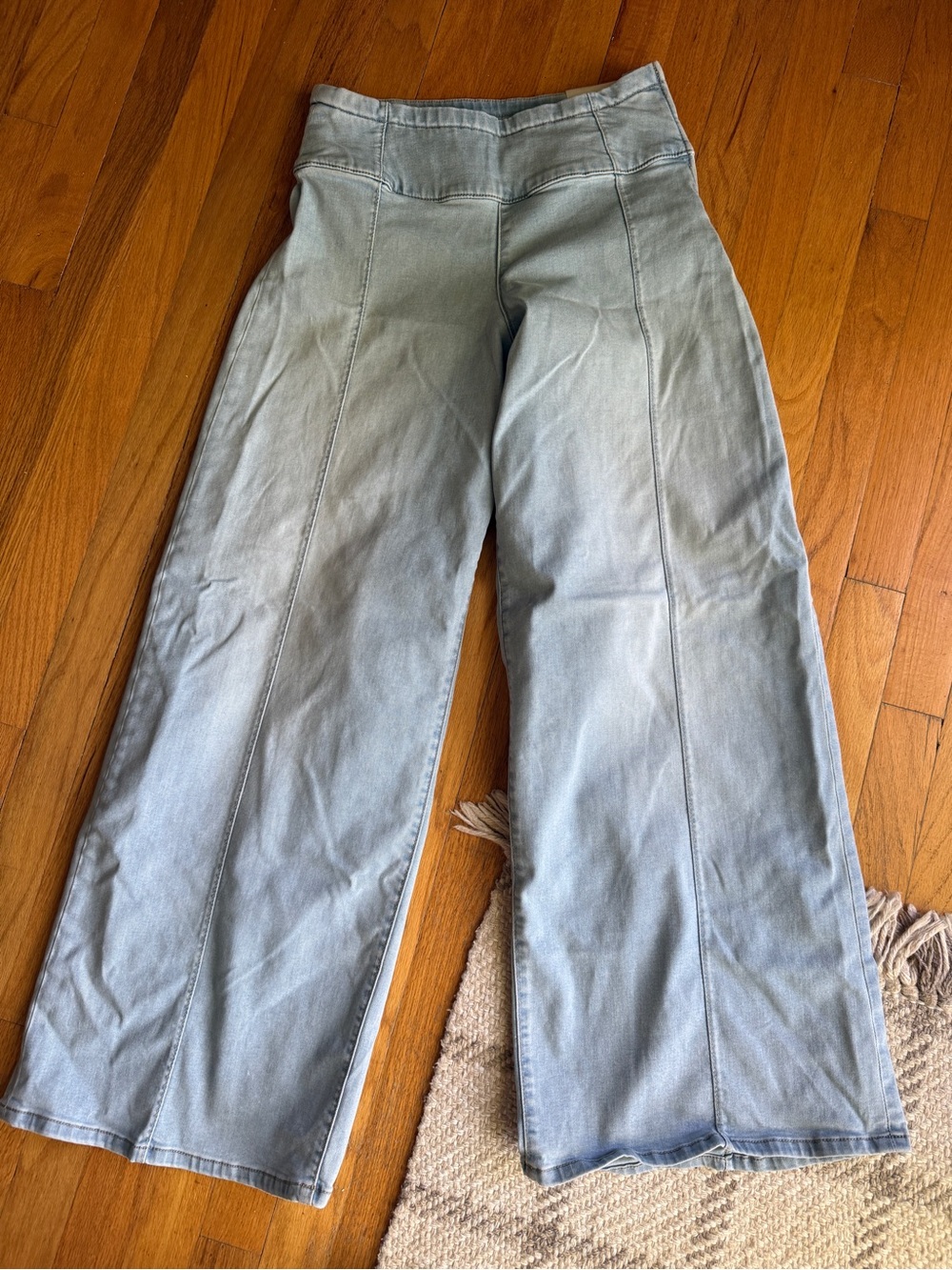 We The Free Libre Front Yoke Wide Leg Jeans Blue 28 NWT